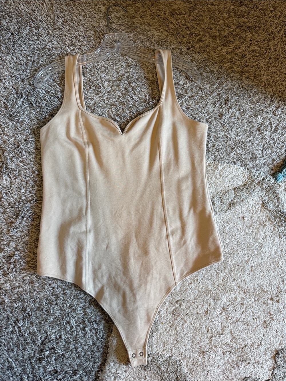 Cream Abercrombie Bodysuit size Large